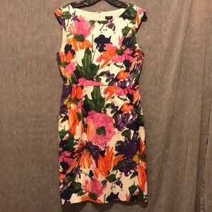 J. Crew | Floral sleeveless dress with pockets
